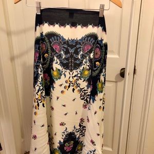 Anthropologie Floral Kimono Shawl